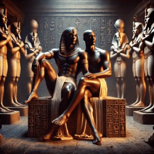 A homoafetividade no antigo Egito era respeitada e até celebrada em templos.