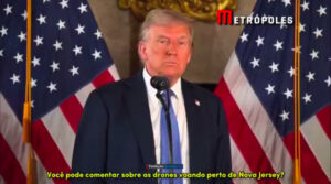 “Algo estranho está acontecendo”, diz Donald Trump sobre OVINIS nos céus dos EUA.