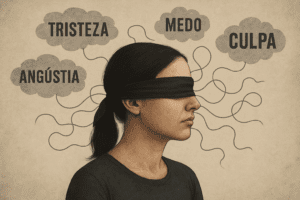 Você não está doente. Está apenas em um looping mental repetindo a mesma história pra si.