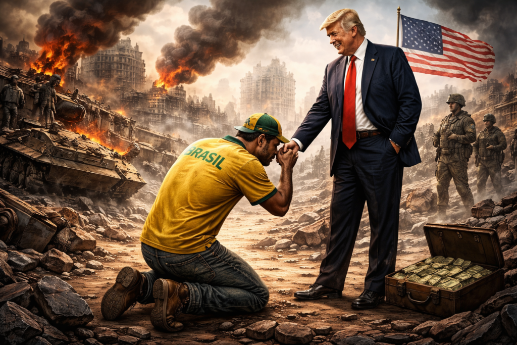 O imperialismo não está do seu lado. Ao aplaudir a ruína do vizinho, você apoia a sua própria destruição.