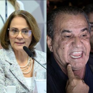 Malafaia está completamente endemoniado, afirma a senadora Damares Alves.