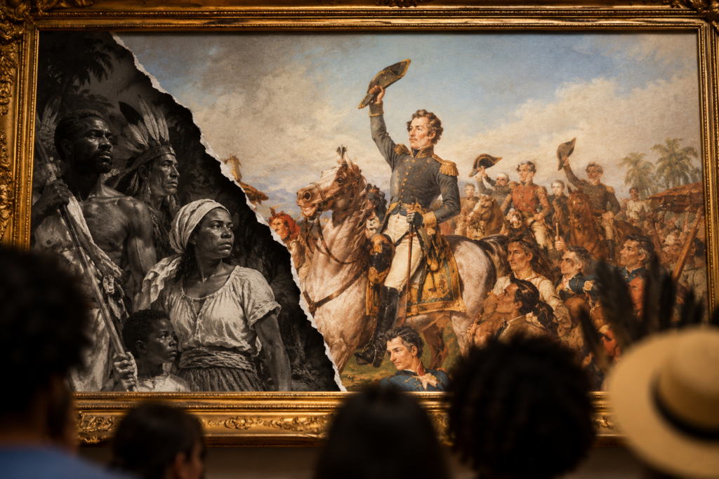 Tiraram negros, indígenas e mulheres do retrato da Independência. O Brasil precisa conhecer o Brasil.